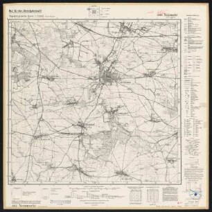 Messtischblatt 4865 = [2825] : Neumarkt i. Niederschlesien, heute Środa Śląska, Polen,1942 : Messtischblatt 4865 = [2825] : Neumarkt i. Niederschlesien. - Aufn. 1889, hrsg. 1889, bericht. 1940, Ausg. 1942. - [Berlin] : Reichsamt für Landesaufnahme, 1942. - 1 Kt. : einfarbig. - Mit Zeichenerkl., Höhenlinien u. Höhenang. - Mit politischen Grenzen