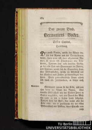 Das zweite Buch Germaniens Völker