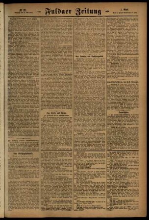Zweite Ausgabe vom Dienstag, den 04. Juli 1916.
