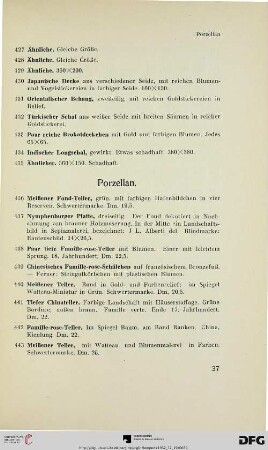 Porzellan (Nr. 436-525a)