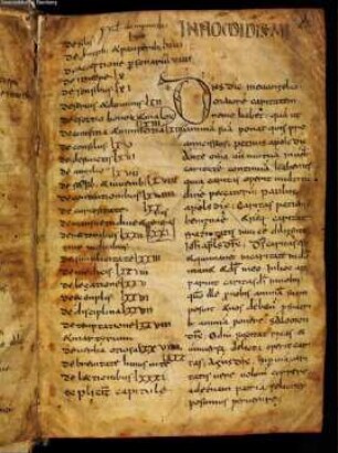 Defensor, Liber scintillarum [u.a.] - Staatsbibliothek Bamberg Msc.Patr.102