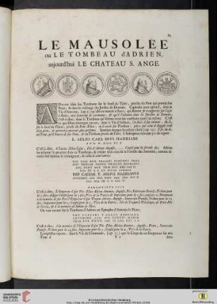 Le Mausolée ou Le Tombeau d’Adrien, aujourd’hui Le Chateau S. Ange