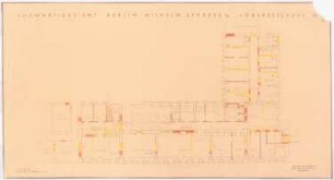 Auswärtiges Amt, Berlin-Mitte Umbau: Teilgrundriss 1:100