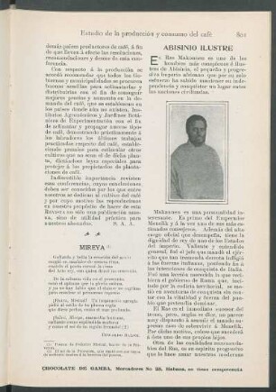 Abisinio ilustre.