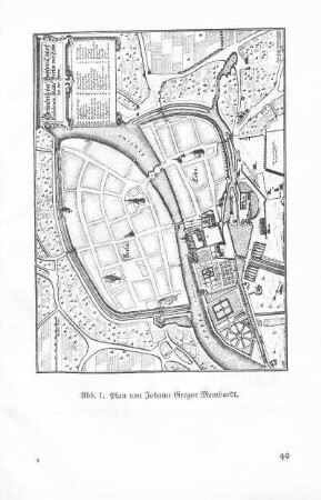 Abb. 1. Plan von Johann Gregor Memhardt