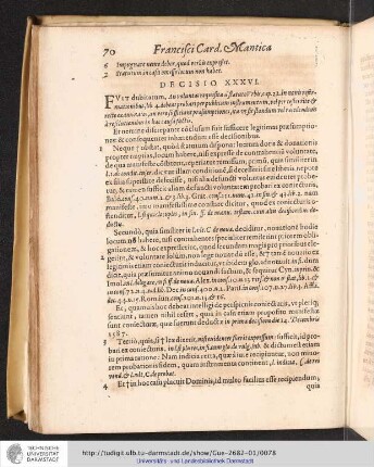 Decisio XXXVI