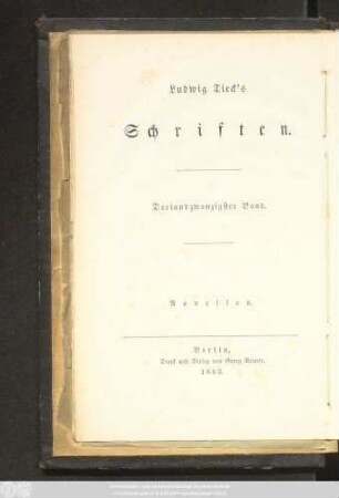 Bd. 23: [Eine Sommerreise. Die Wundersüchtigen. Pietro von Abano]