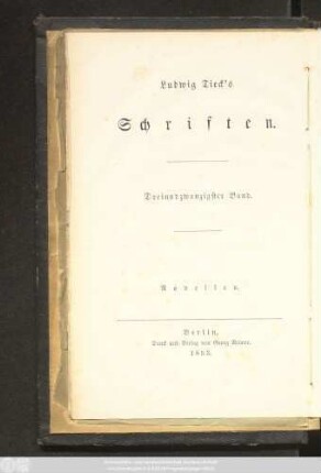 Bd. 23: [Eine Sommerreise. Die Wundersüchtigen. Pietro von Abano]
