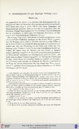 II. Abendmahlsgutachten bis zum Augsburger Reichstag (1530)