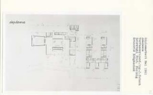 Akademie der Künste (Diplomarbeit bei Peter Poelzig): Grundriss Erdgeschoss 1:200