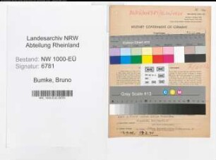 Entnazifizierung Bruno Bumke, geb. 11.01.1896 (Verwaltungsinspektor)