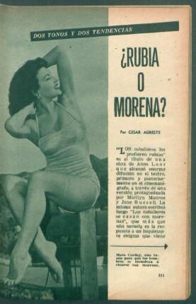 ¿Rubia o morena? : Dos tonos y dos tendencias