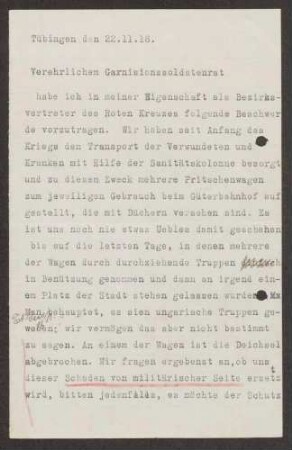 Bergung und Abgabe von Heeresgut