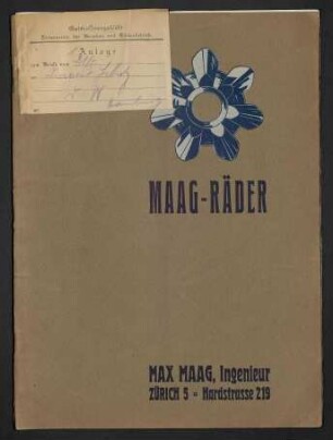 Maag-Räder EINE ANTWORT