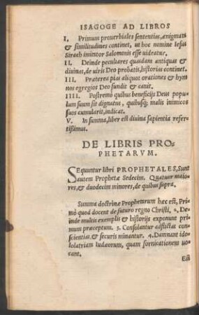 De Libris Prophetarum.