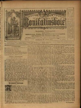 Ausgabe vom Sonntag, den 18. Februar 1917.