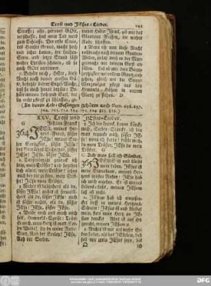 XXV. Trost und Jesus-Lieder.
