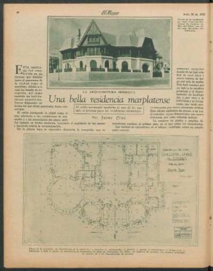 Una bella residencia marplatense : La arquitectura moderna