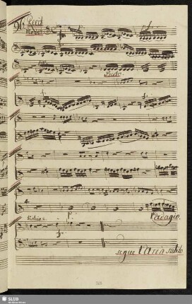 96. Recit[ativo]: Mi sento in seno / Rutini, G.M.