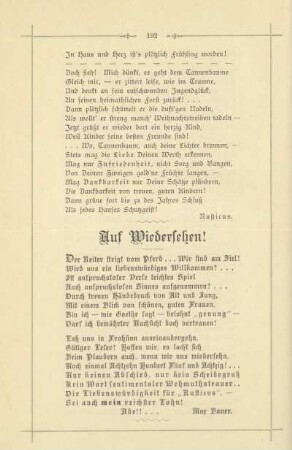 Auf Wiedersehen!