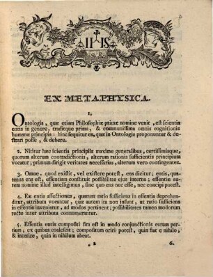 Positiones ex universa philosophia selectae