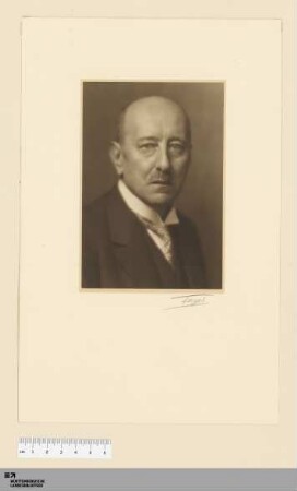 [Bildnis Hermann Abert]