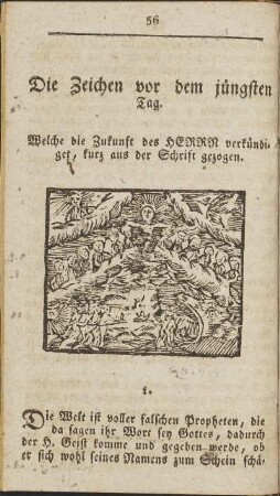 Die Zeichen vor dem juengsten Tag.
