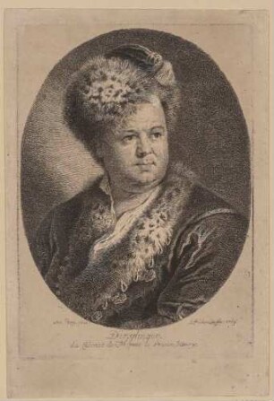 Bildnis Dinglinger, Johann Melchior (1664-1731), Goldschmied, Juwelier