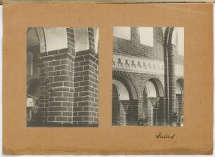 Klosterkirche, Diesdorf: Innenansichten (aus: Skizzen- und Fotoalbum 7)