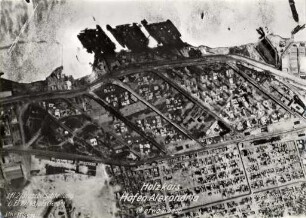Luftbild der Holzkais Hafen "Alexandria", Ägypten