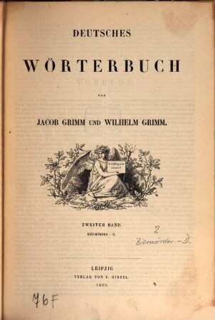 Deutsches Wörterbuch, 2. Biermörder - D