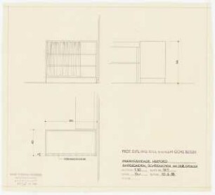 Evangelisches Gemeindezentrum, Herford: Kindergarten: Schränkchen 1:10