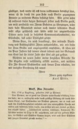 Wolff, Pius Alexander