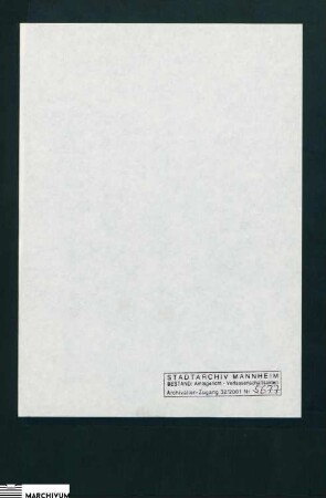 Vermögen des verstorbenen Friedrich Mathes [Matthes]