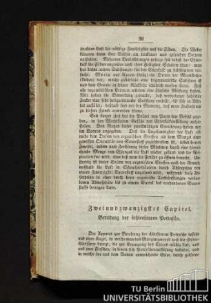 Zweiundzwanzigstes Capitel