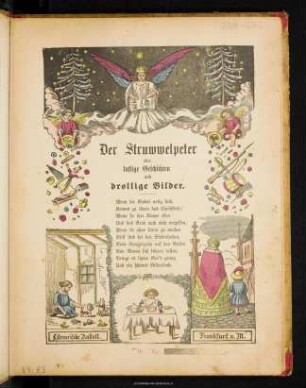 Der Struwwelpeter : oder lustige Geschichten und drollige Bilder für Kinder von 3-6 Jahren