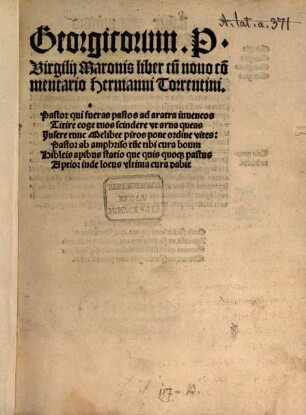 Georgicorum liber