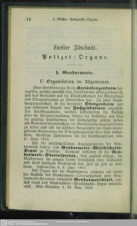Zweiter Abschnitt. Polizei-Organe