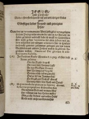 [Sententias der alten Lehrer/ mit [...] annotatis]