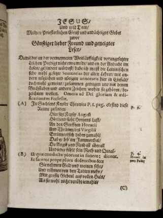 [Sententias der alten Lehrer/ mit [...] annotatis]