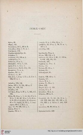 Index Grec