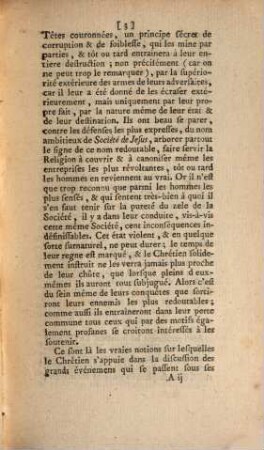 Lettre d'un théologien François a un théologien des Pays-Bas, Sur l'état présent des Jésuites