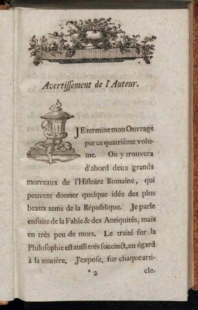 Avertissement de l'Auteur.