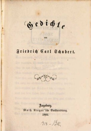 Gedichte