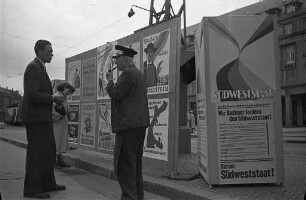 Volksbefragung am 24. September 1950 zur Südweststaat - Frage.
