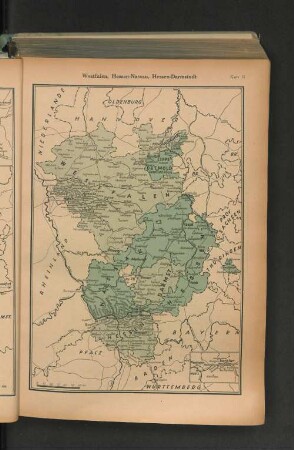 Westfalen, Hessen-Nassau, Hessen-Darmstadt