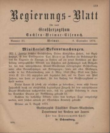 Nr. 23 : 8. September 1876