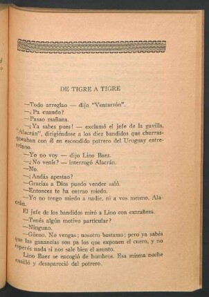 De tigre a tigre