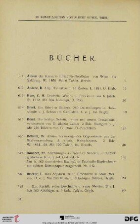 Bücher (Nr. 611-743)