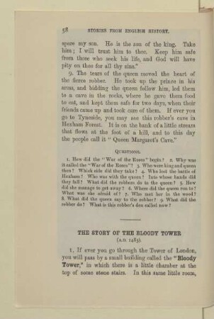 The Story of the bloody tower